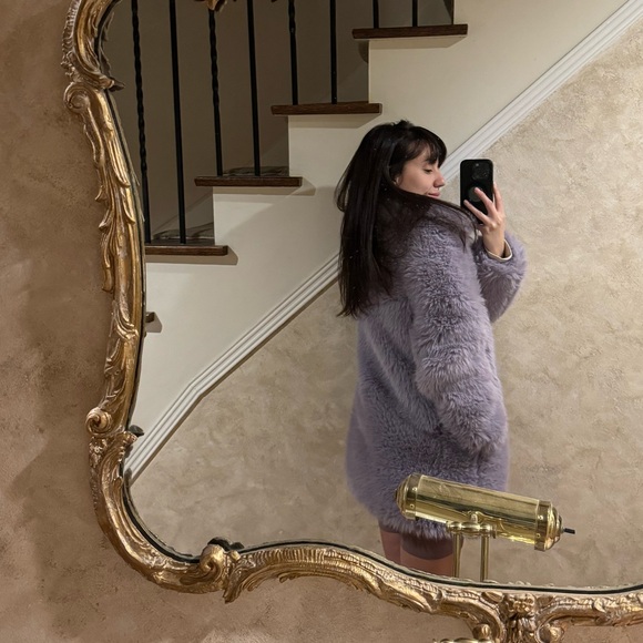 MANGO / MNG faux fur coat - Picture 5 of 7